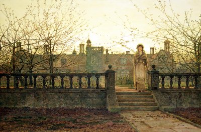 Weldoenster door John Atkinson Grimshaw